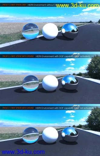 3D打印模型UltraHD Iray HDRI With DOF - The Road的图片