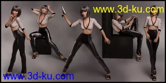 3D打印模型UltraMod Poses for Alawa 8 and Genesis 8 Female的图片