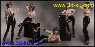 3D打印模型UltraMod Poses for Alawa 8 and Genesis 8 Female的图片