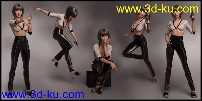 UltraMod Poses for Alawa 8 and Genesis 8 Female模型的图片5