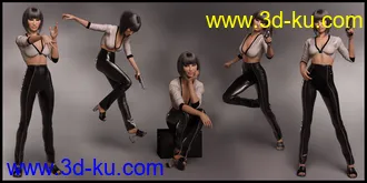 3D打印模型UltraMod Poses for Alawa 8 and Genesis 8 Female的图片