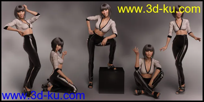 UltraMod Poses for Alawa 8 and Genesis 8 Female模型的图片6