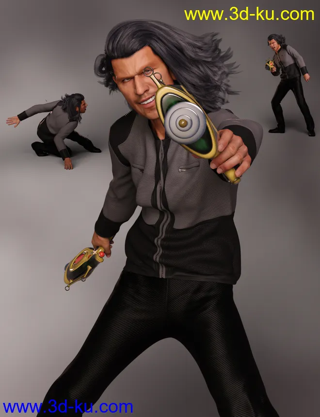 UltraMod Poses for Dasan 8 and Genesis 8 Male模型的图片1