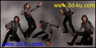 3D打印模型UltraMod Poses for Dasan 8 and Genesis 8 Male的图片