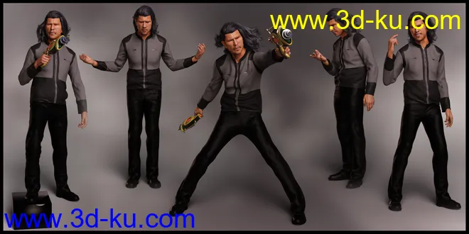 UltraMod Poses for Dasan 8 and Genesis 8 Male模型的图片5