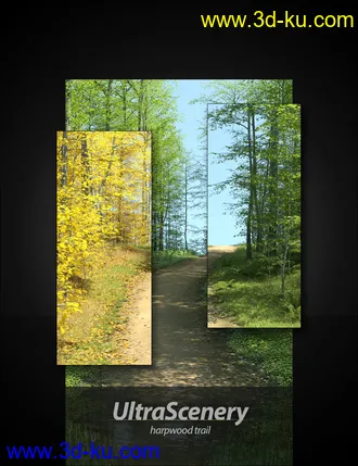 3D打印模型UltraScenery - Harpwood Trail的图片