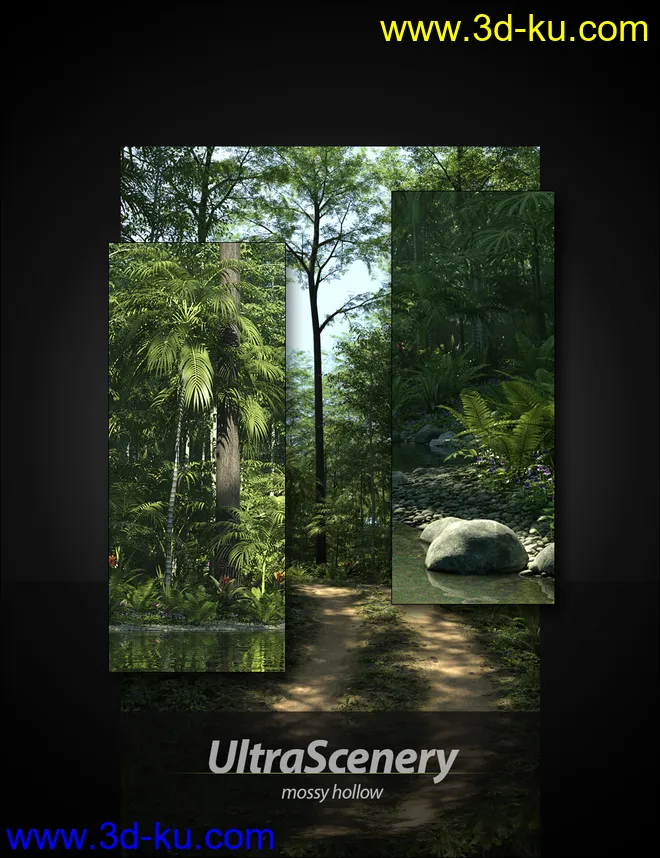 UltraScenery - Mossy Hollow模型的图片1
