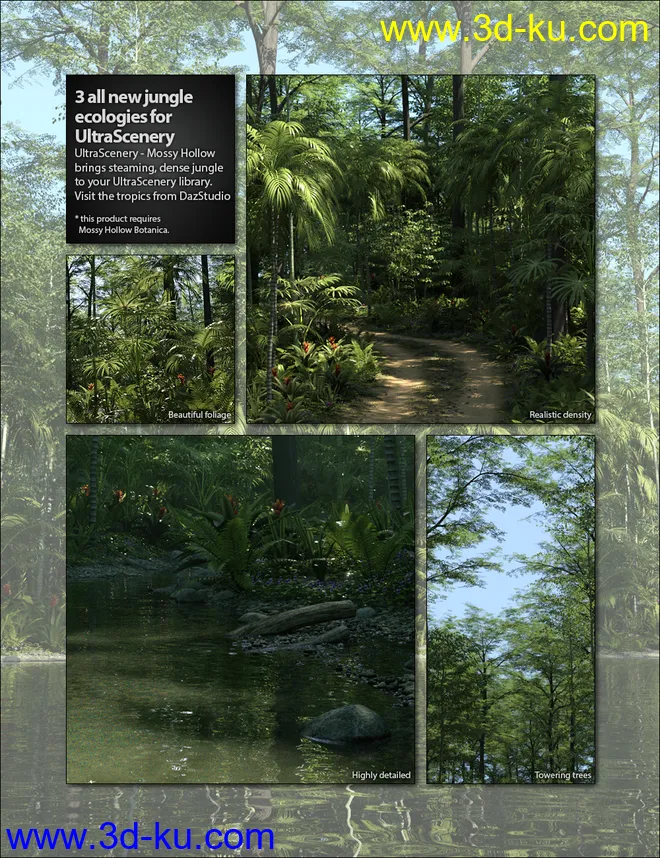 UltraScenery - Mossy Hollow模型的图片2