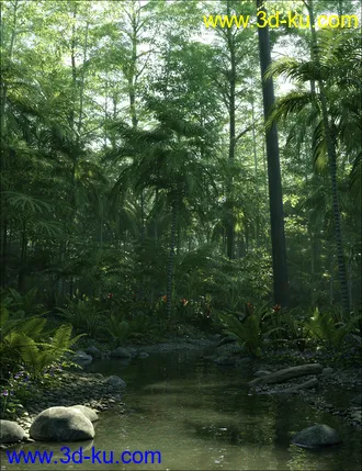 3D打印模型UltraScenery - Mossy Hollow的图片