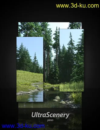 3D打印模型UltraScenery - Pines的图片