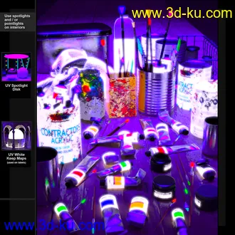 3D打印模型Ultraviolet Shaders, Lights, and Props的图片