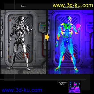 3D打印模型Ultraviolet Shaders, Lights, and Props的图片