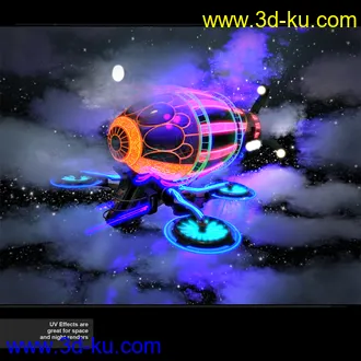 3D打印模型Ultraviolet Shaders, Lights, and Props的图片