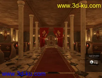 Underground Chapel Modular Environment模型的图片2