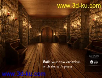 3D打印模型Underground Chapel Modular Environment的图片