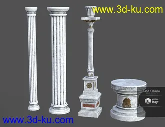 Underground Chapel Modular Environment模型的图片16