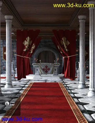 Underground Chapel Modular Environment模型的图片19