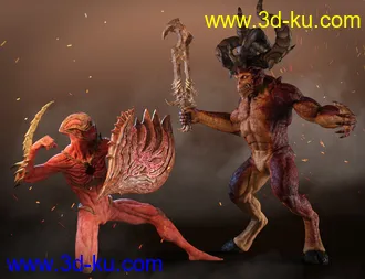 3D打印模型Underworld Soldier HD for Genesis 8 Male的图片