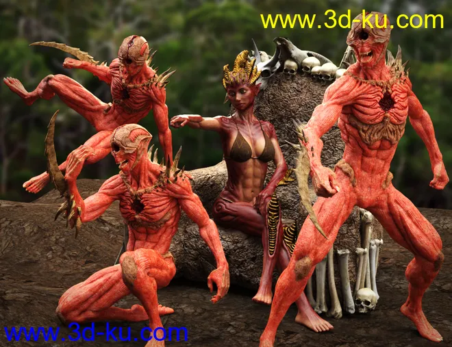 Underworld Soldier HD for Genesis 8 Male模型的图片6