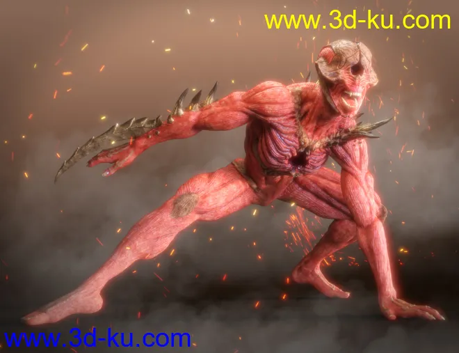 Underworld Soldier HD for Genesis 8 Male模型的图片7