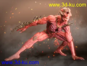 3D打印模型Underworld Soldier HD for Genesis 8 Male的图片