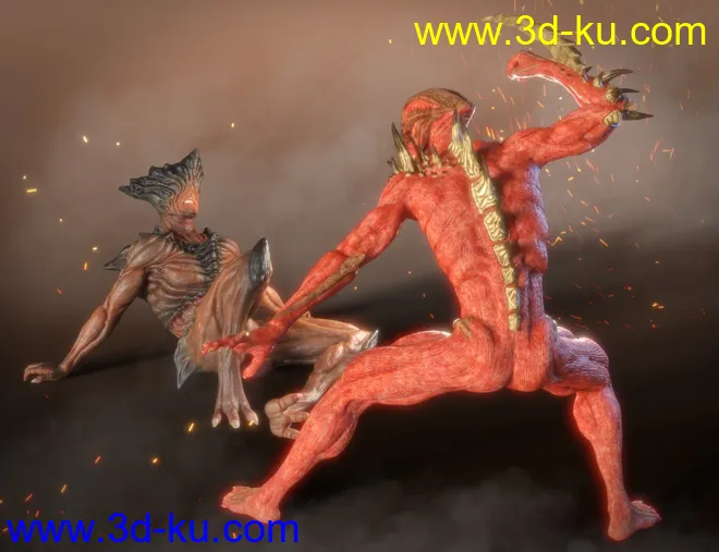 Underworld Soldier HD for Genesis 8 Male模型的图片9