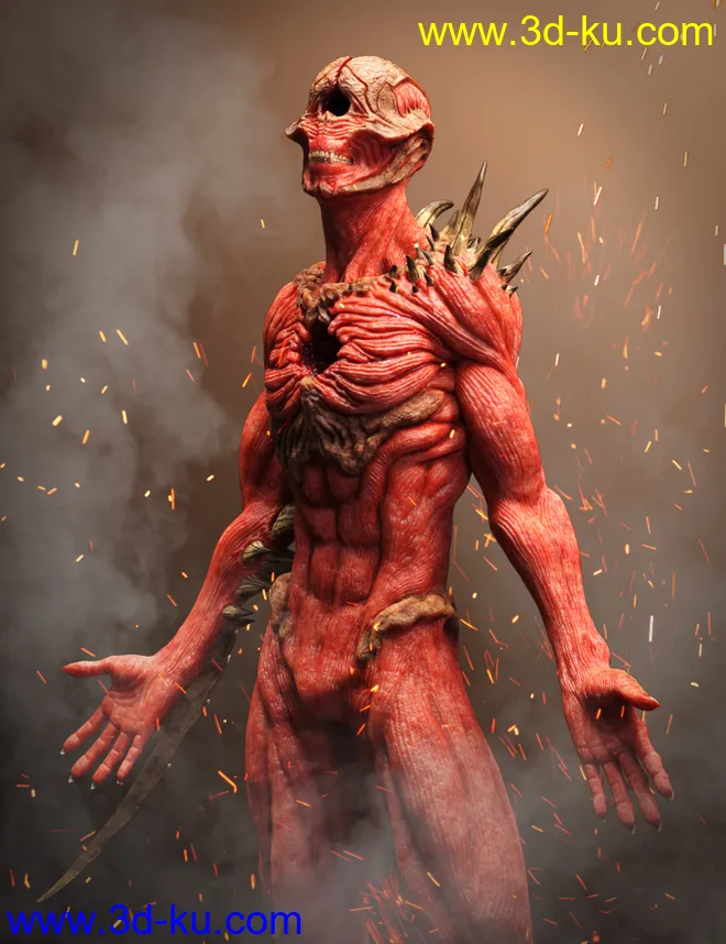 Underworld Soldier HD for Genesis 8 Male模型的图片10