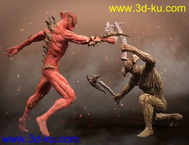 Underworld Soldier HD for Genesis 8 Male模型的图片11