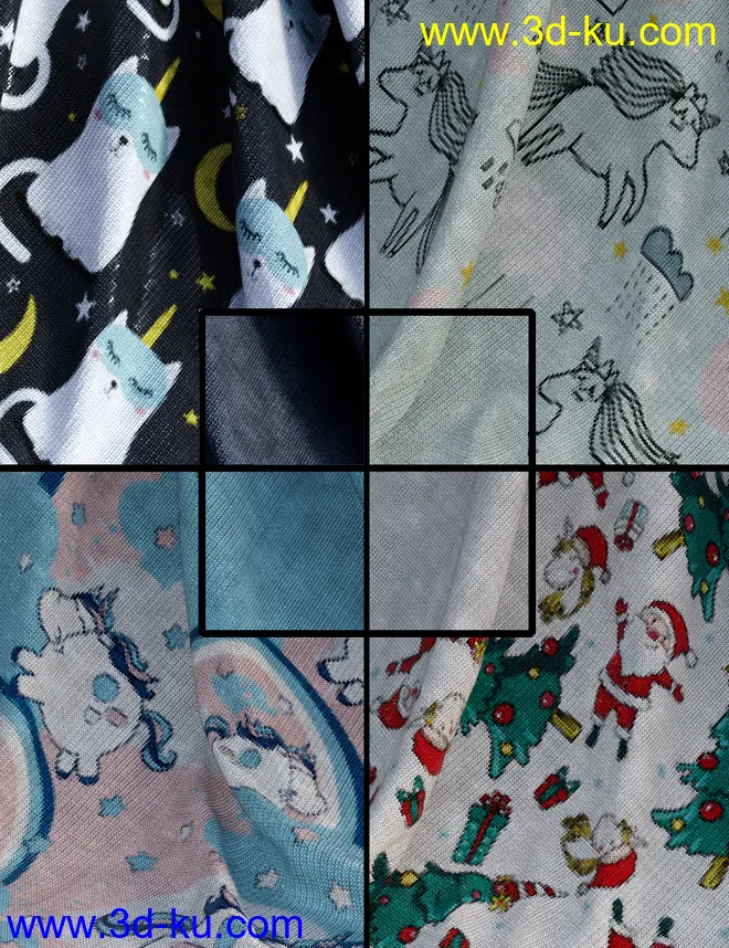 Unicorn Iray Knit Shaders模型的图片1