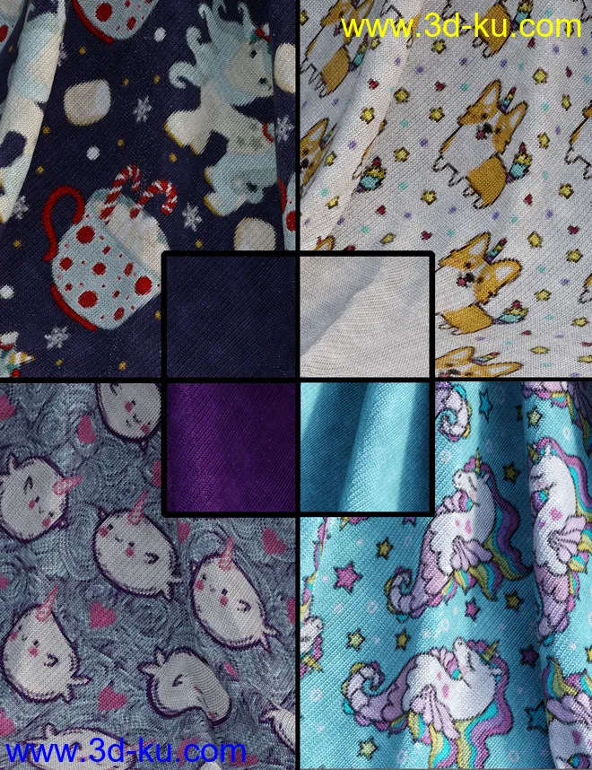 Unicorn Iray Knit Shaders模型的图片2