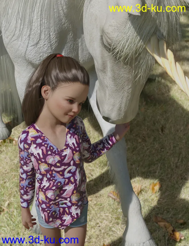 Unicorn Iray Knit Shaders模型的图片3