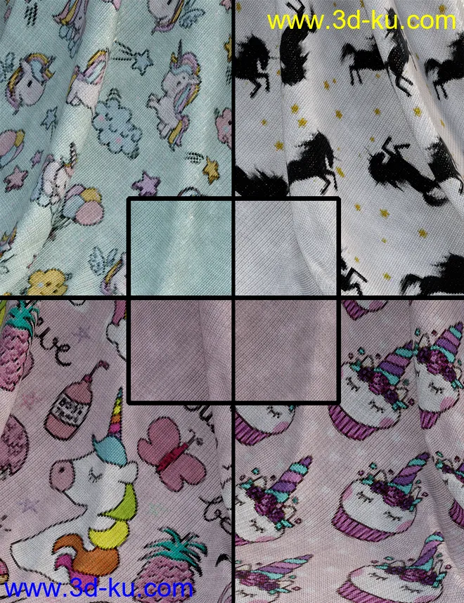 Unicorn Iray Knit Shaders模型的图片4