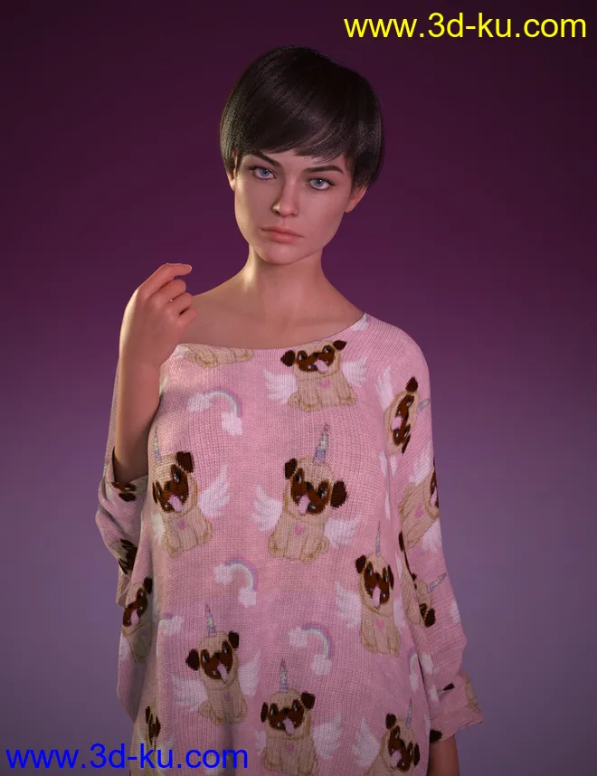 Unicorn Iray Knit Shaders模型的图片9