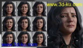 3D打印模型Unique and Special - Expressions for Genesis 8 Female and Zelara 8的图片