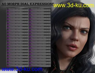 3D打印模型Unique and Special - Expressions for Genesis 8 Female and Zelara 8的图片