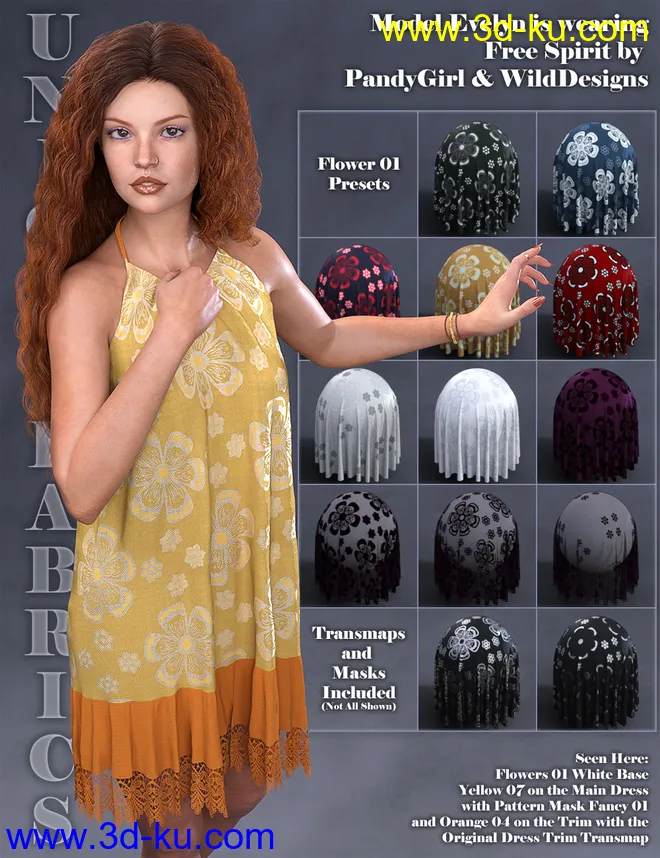 Unique Fabrics Shaders and Merchant Resource模型的图片2