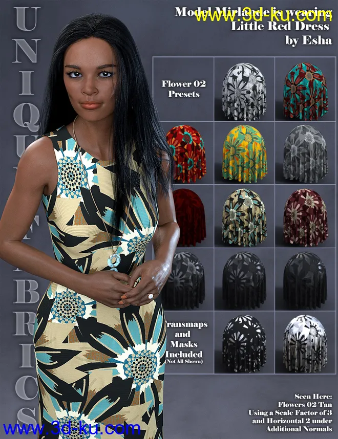 Unique Fabrics Shaders and Merchant Resource模型的图片3