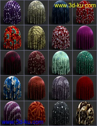 3D打印模型Unique Fabrics Shaders and Merchant Resource的图片