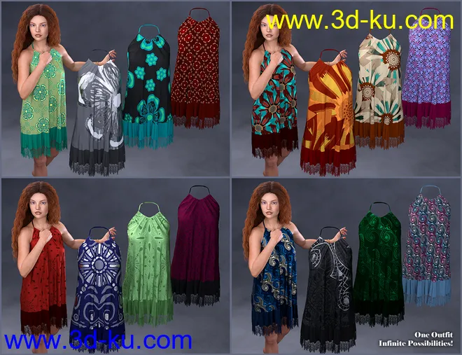 Unique Fabrics Shaders and Merchant Resource模型的图片12