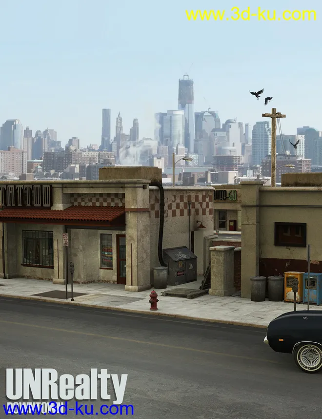 Unrealty Downtown模型的图片1