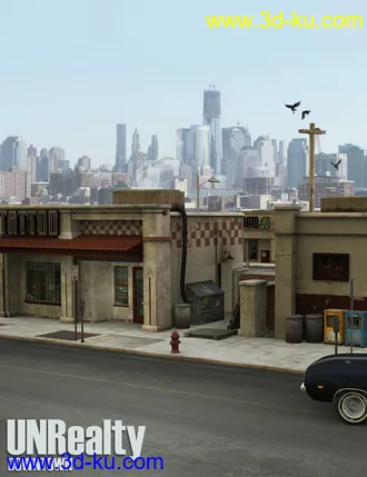 3D打印模型Unrealty Downtown的图片