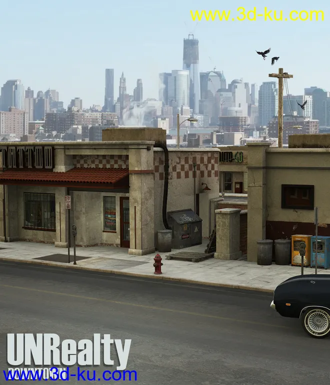 Unrealty Downtown模型的图片2