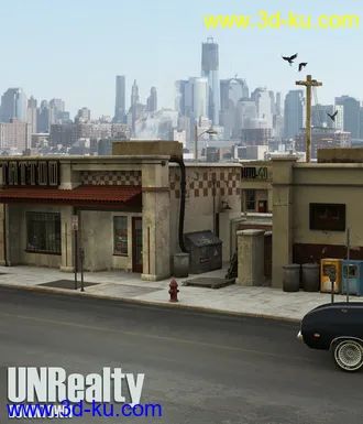 3D打印模型Unrealty Downtown的图片