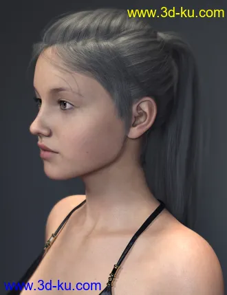 3D打印模型Variable Hair for Genesis 8 Female(s)的图片
