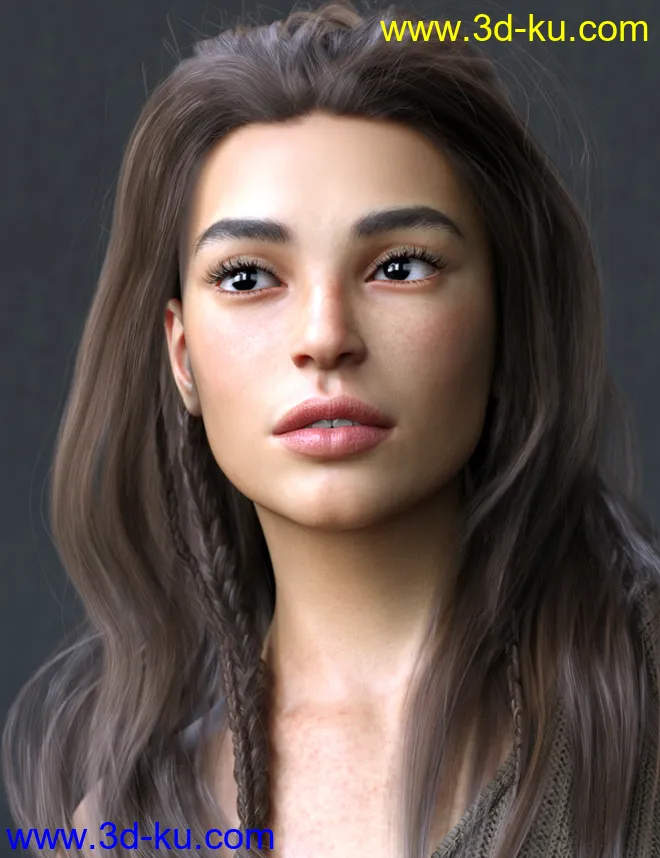 Veronique HD for Genesis 8 Female模型的图片1