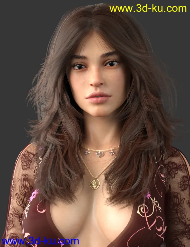 Veronique HD for Genesis 8 Female模型的图片3