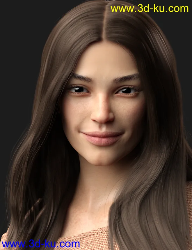 Veronique HD for Genesis 8 Female模型的图片4