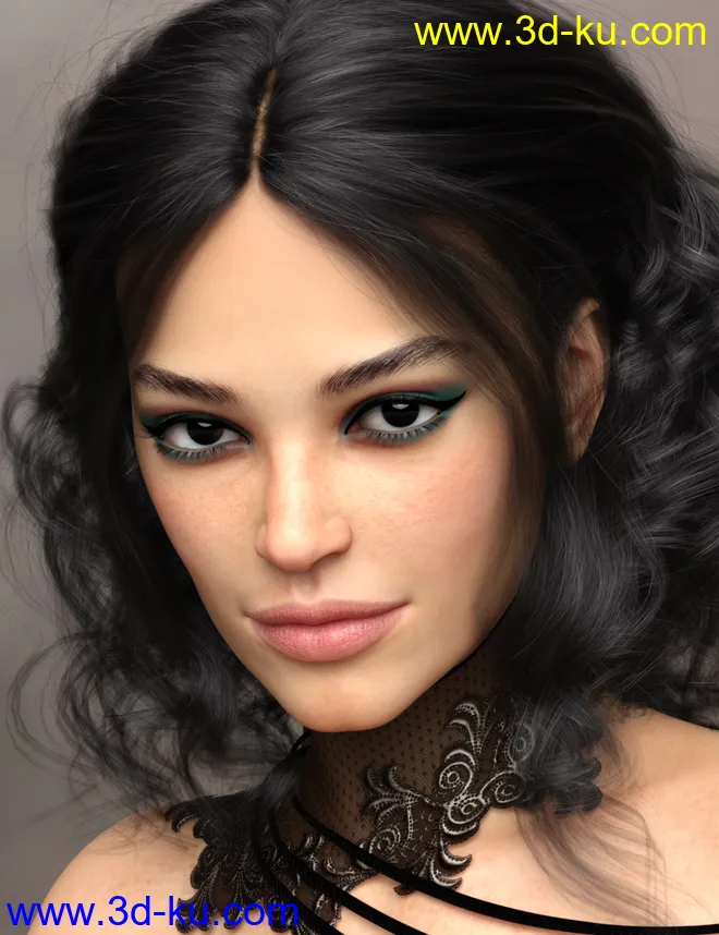 Veronique HD for Genesis 8 Female模型的图片5