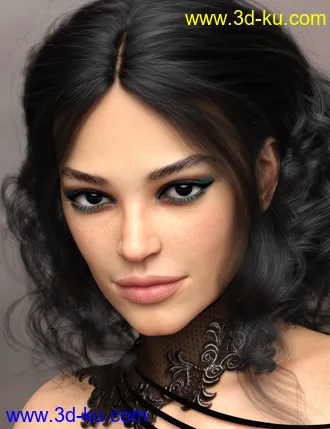 3D打印模型Veronique HD for Genesis 8 Female的图片