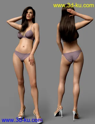 3D打印模型Veronique HD for Genesis 8 Female的图片